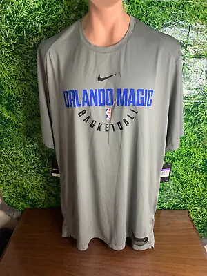 Orlando Magic Basketball Short Sleeve Shirt Nike Gray Size 3XL • $30