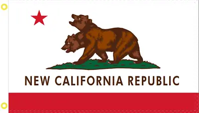 New California Republic Double Headed Rare Bear Flag Free Cali Flags 3x5 FT • $9.88