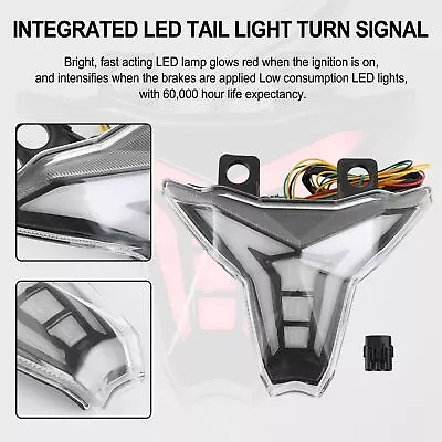 Integrated Tail Light Turn Signal For KAWASAKI Ninja ZX10R Z1000 2013-2022 Clear • $37.68