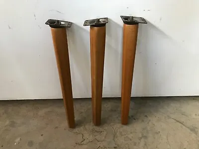 3x Vintage Teak Dansette Table Legs - 1960s • £25