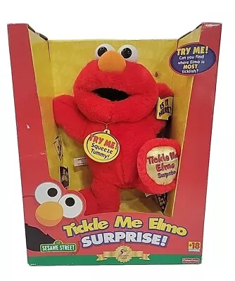 2000 Mattel Fisher Price Tickle Me Elmo Surprise 5th Anniversary Edition NIB Y2k • $39.99