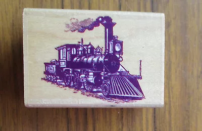 Nostalgic Train Rubber Stamp Steam Engine A2532D  Rubber Stampede Inc • $5