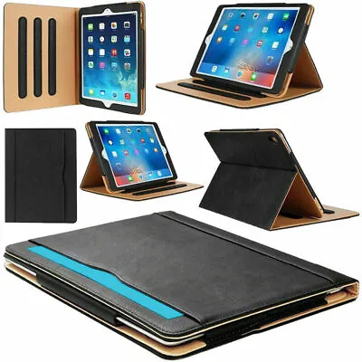 Genuine Leather TAN Magnetic Case Cover For Apple IPad 9th 10th Gen Air 2 Pro 11 • £9.79