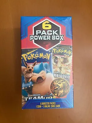 $86.69 • Buy Rare Pokemon Mystery 6 Pack Power Box Manufacturer Sealed