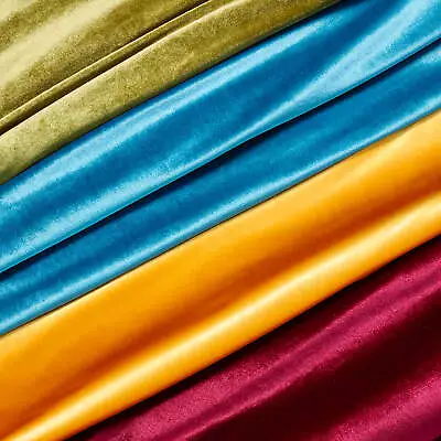 Stretch Velvet Fabric 60'' Wide By The Yard For Sewing Apparel Costumes Craft • $12.49