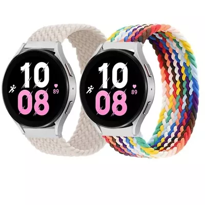 Braided Band For Samsung Galaxy Watch 5/pro/4 44/40mm Classic Strap 20/22mm Band • $15.88