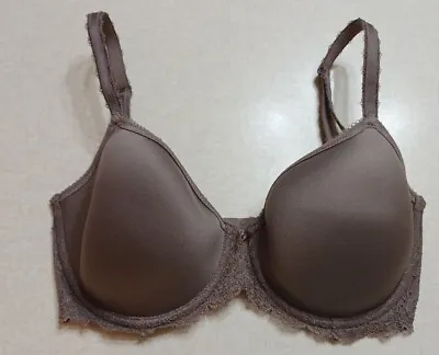 Wacoal Bra 32DD Seduction Spacer Lined Contour Brown Underwire 853255 • $20