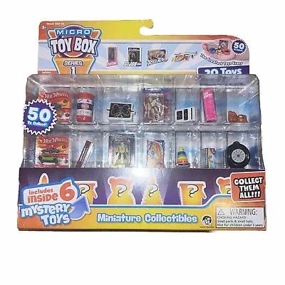 Micro Toy Box Series 1 - 20 Toys & 4 Stickers - Toys VARY Collect All 50! • $23.95