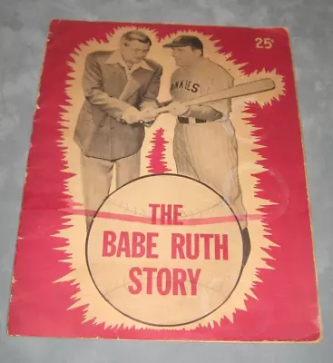 1948 -  THE BABE RUTH STORY  - Original Movie Theatre - Promo Booklet • $74