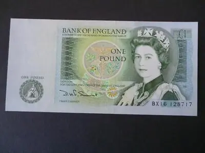 D.h.f.somerset Crisp Uncirculated £1 Note.1981 Duggleby Ref: B341 1981 Banknote • £5