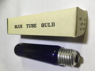  15 Cm E27 Blue Tube Bulb Nos Uv Light T10 240 Volts 25 Watt Boxed • $11.95