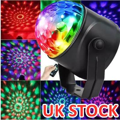 £10.99 • Buy Disco Lights- Magic Ball LED Light RGB Rotating Club DJ Stage Lights With Remote