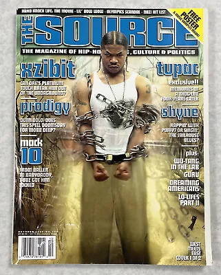 $19.99 • Buy The Source Magazine October 2000 #133 Xzibit Prodigy Tupac Mack 10 Shyne Bow Wow