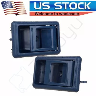 Pair Blue Inside For 88-92 Toyota Corolla Pickup Truck Interior Door Handle • $8.49