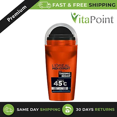 £5.35 • Buy L'oreal Men Expert Thermic Resist Anti-Perspirant Deodorant Roll On 50ml
