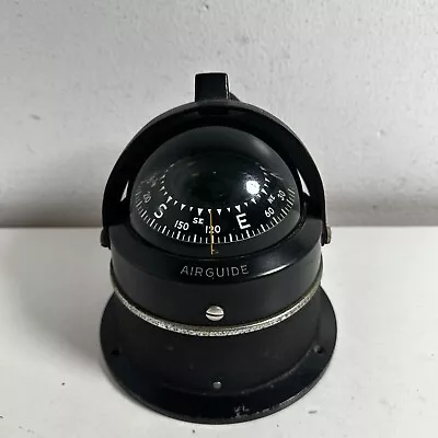 VTG Airguide Chicago Black Dash Mount Navigation Marine Boat Spherical Compass • $24.99