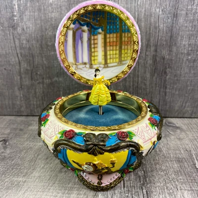 $298.95 • Buy RARE Disney Princess Belle Beauty And The Beast Music Trinket Musical Box! NICE!