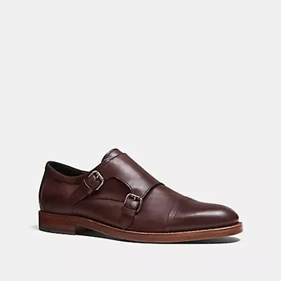 COACH ALEXANDER SHOE DOUBLE MONK OXFORDS (COACH Q6171) ESPRESSO Size 12D • $149