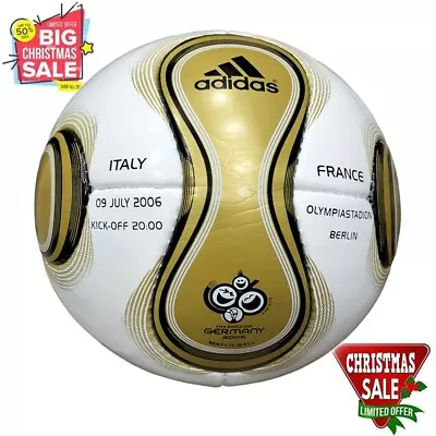 Adidas Teamgeist FIFA World Cup 2006 Final Soccer Match Football White Size 5 • $28.87