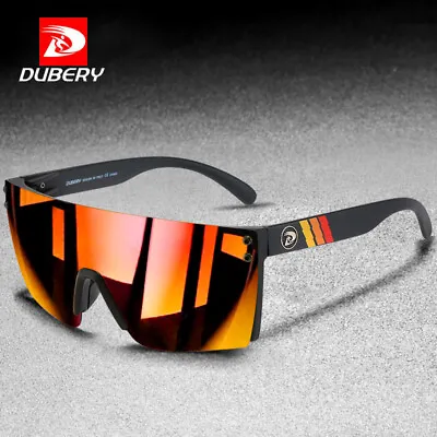 DUBERY Oversized Polarized Sunglasses Men Women Siamese Lens Sport Sun Glasses • $11.36