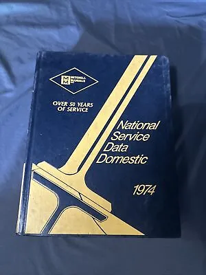 Vintage Mitchell Manuals 1974 National Service Data Domestic Car Service Repair • $9