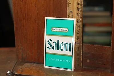 Vintage 1980's Store Display Sticker Cigarette Decal Salem • $4