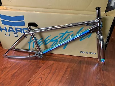 Haro 2023 Bob Freestyler Master Frame Fork Kit Chrome 20.5 40 Th 40th Bmx Bike • $1066.37