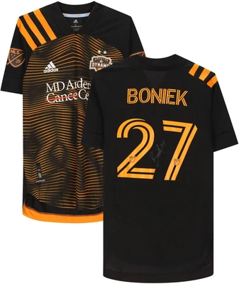 £287.20 • Buy Boniek Garcia Houston Dynamo Signed Match-Used #27 Black Jersey - 2020 Season