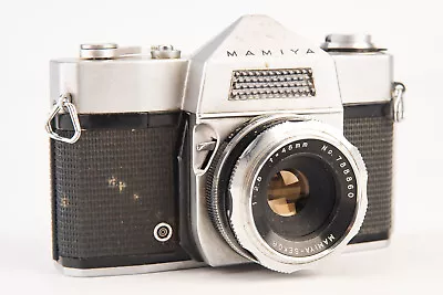 Mamiya Family Korvette Saturn 35mm SLR Film Camera W Sekor 48mm F/2.8 Lens V18 • $70.18