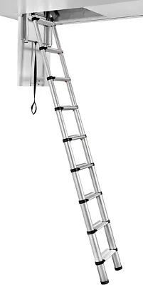 £169.99 • Buy Compact Telescopic Loft Ladder Extendable MultiPurpose Automatic Locking Closing