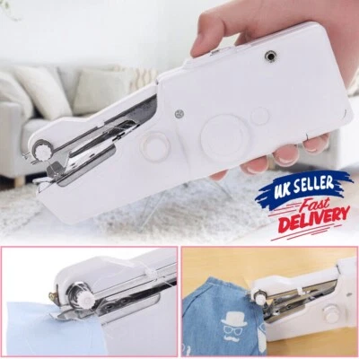 £8.99 • Buy New Mini Electric Hand Held Portable Sewing Machine Stitch Cordless Travel Craft