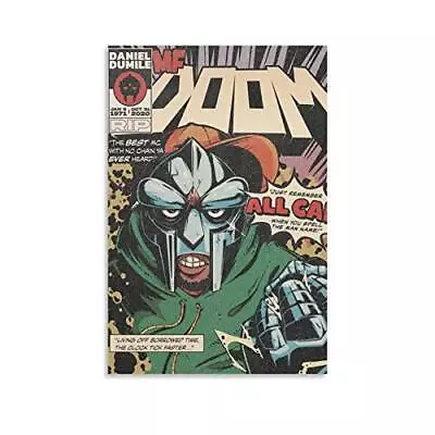 ENYPOLIS MF Doom Retro Posters & Prints On Canvas Wall Art Poster For Room Decor • $20.19