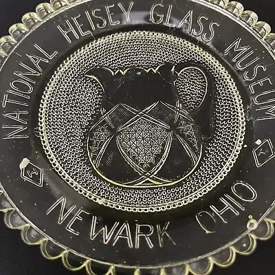 Vaseline Glass Natl Heisey Museum Fandango Pitcher Newark OH Pairpoint Cup Plate • $18