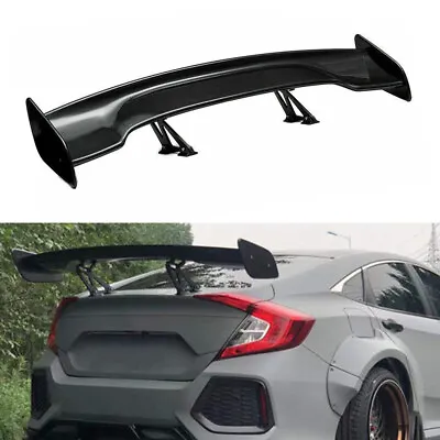 Universal 57 Inch GT Style High Quality Rear Trunk Spoiler Wing Adjustable ABS • $163.23