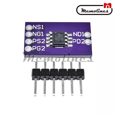 Si4599 N And P Channel 40V (D -S) MOSFET Module Expansion Board • $2.62