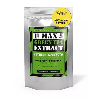 £5.95 • Buy Green Tea Fat Burner Capsules Strongest Slimming Weight Loss Diet Pills Tablets