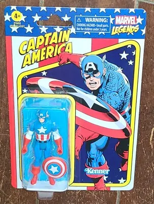 Marvel Legends CAPTAIN AMERICA 3.75  Action Figure (2021 Kenner/Hasbro) • $11.94
