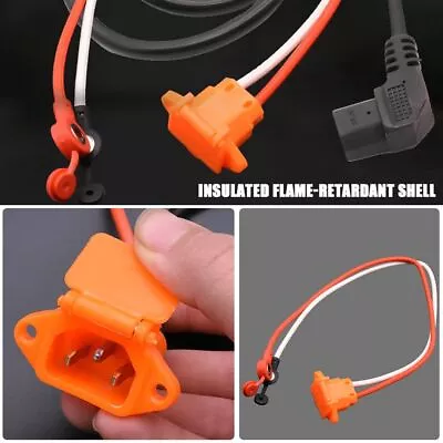 Scooter Bike Parts Battery Connector Plug Charging Socket With 12AWG Cable • $6.90