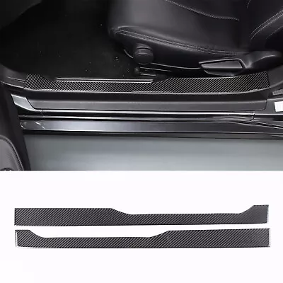 Carbon Fiber Inner Door Sill Panel Trim Sticker Fits Mazda MX-5 Miata 2016-2023 • $49.99