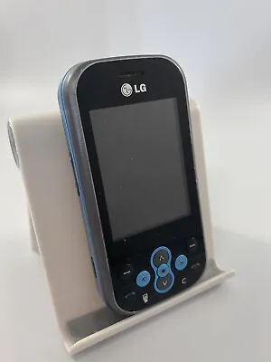 LG KS360 Black & Blue Virgin Media Network 64MB 2.4  2MP SMS Mobile Slide Phone • £14.99