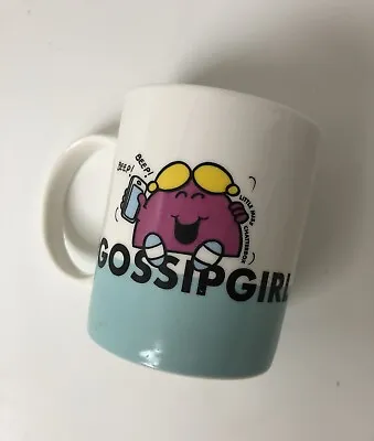 Paladone - Mr Men Series - Gossip Girl - Chatterbox Mug - Tea/ Coffee Mug - VGC • £5