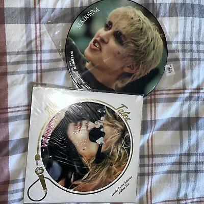 Madonna Vinyl Picture Discs  X 2 • £5.99