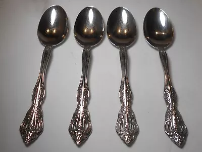 Oneida Michelangelo Set Of 4  Place/Oval Soup Spoons Stainless Flatware • $19
