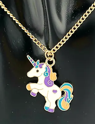Unicorn Pendant Necklace. Lovely Girls Necklace Best Gifts *UK* • £3.49