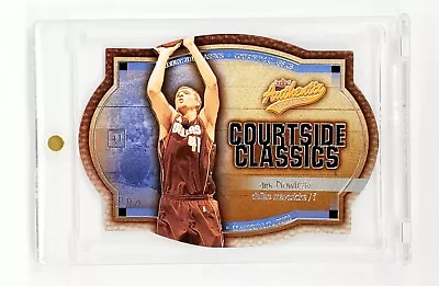 SILVER #/750 SP 2002-03 Fleer Authentix Courtside Classics Dirk Nowitzki #10CC • $14.99