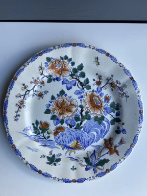 £18 • Buy Gien French Faience Vintage Pottery Earthenware Plate Le Coq Cockerel Rooster