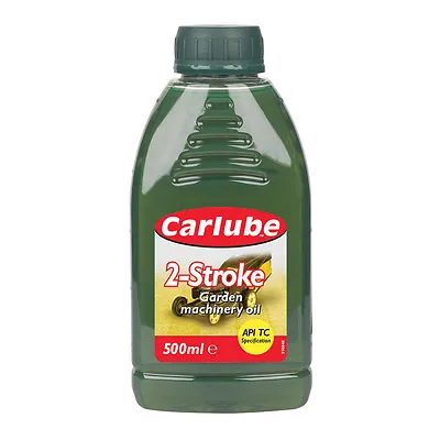 Carlube 2 Stroke Lawnmower Chainsaw Garden Machinery Motor Oil Lubricant 500ml • £9.99