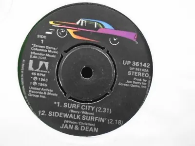£2.59 • Buy Jan & Dean   Surf City/sidewalk Surfin`   Uk Spotlight Reissue
