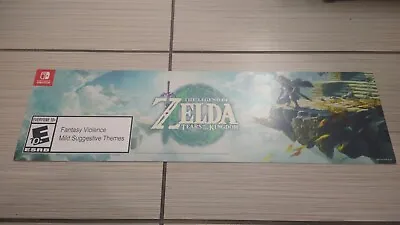 $99.99 • Buy Zelda Tears Of The Kingdom GameStop Display Poster. 24  By 7 