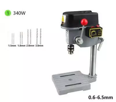 220V 340W High-accuracy 0.6mm - 6.5mm Mini Rotary Drill Press Bench Tools • $156.42